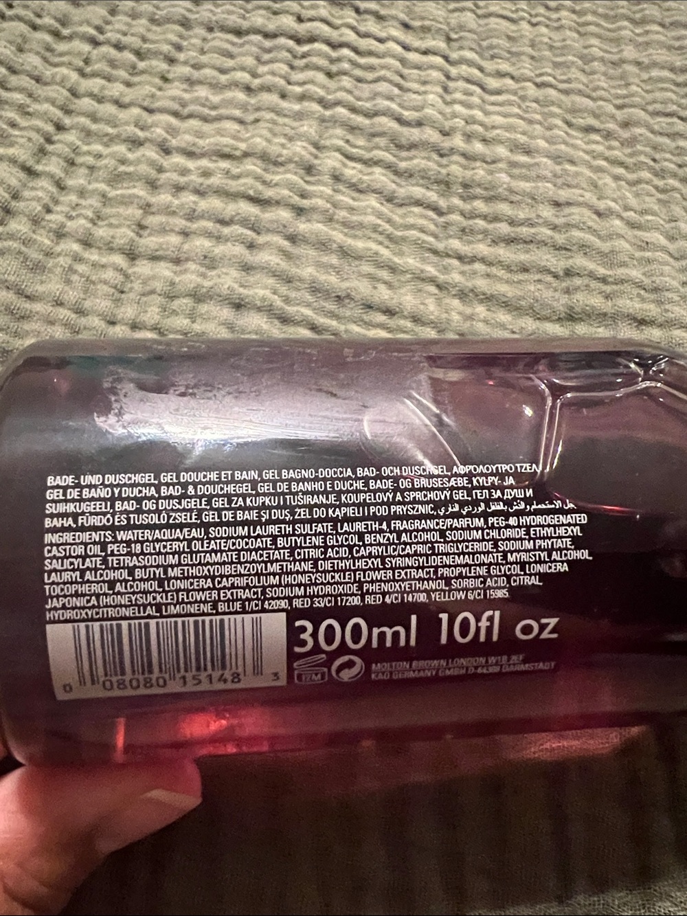 Molton Brown Fiery Pink Pepper Bath Shower Gel 300ml 10 OZ - Picture 3 of 3
